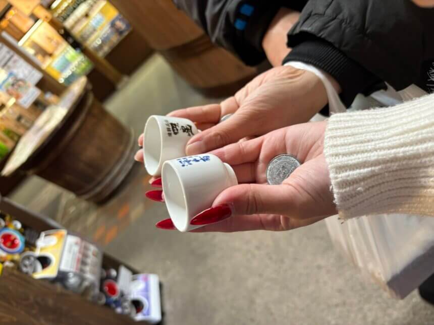 飞驒清酒杯硬币服务器 + 编织马/蛙/凤凰工艺品 | 发酵美食与手作体验