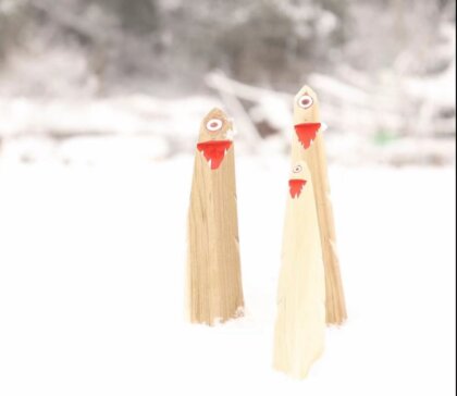 「飛騨雪入道学」in飛騨高山朝日町