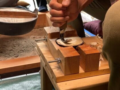製作木勺體驗