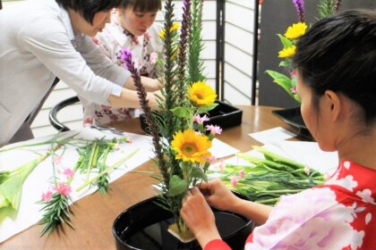 Japanese flower arrangement Experience 