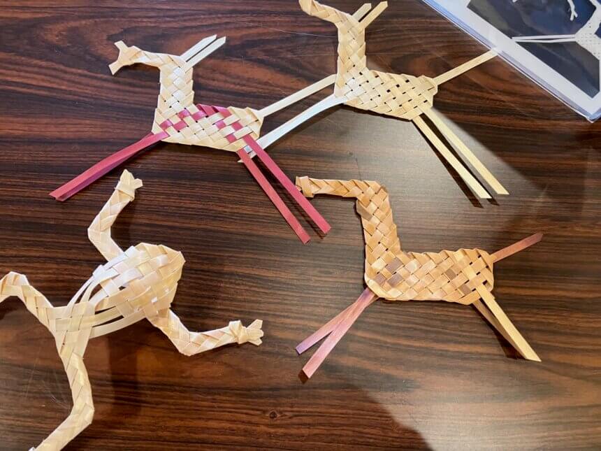 Woven horse/frog/phoenix crafting | Fermented Food & Craft Experiences